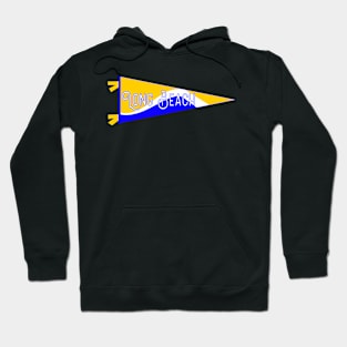 Long Beach Flag Pennant Hoodie